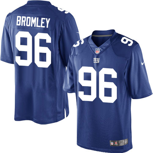 Youth Elite Jay Bromley Nike Jersey Royal Blue Home - #96 NFL New York Giants